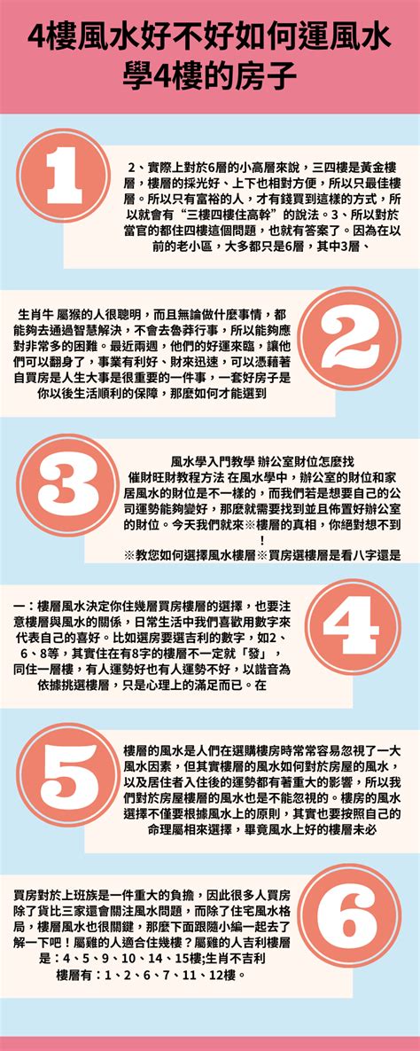 4樓 風水|【4樓風水好不好 如何運用五行找適合的樓層】4樓風水好不好如。